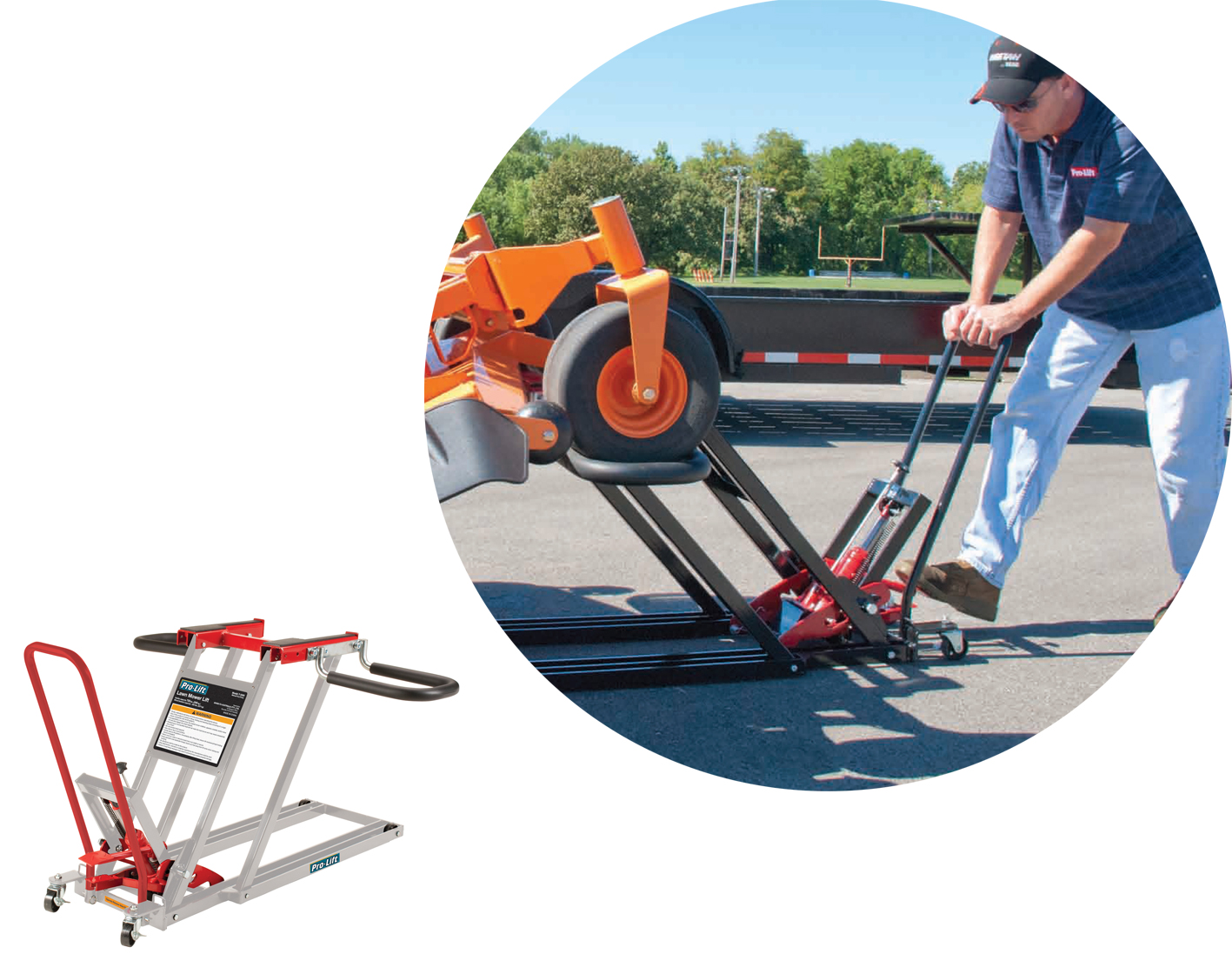 ProLift LAWN MOWER LIFT PNEUMATIC (T5501) AIR MOTOR & MANUAL PUMP